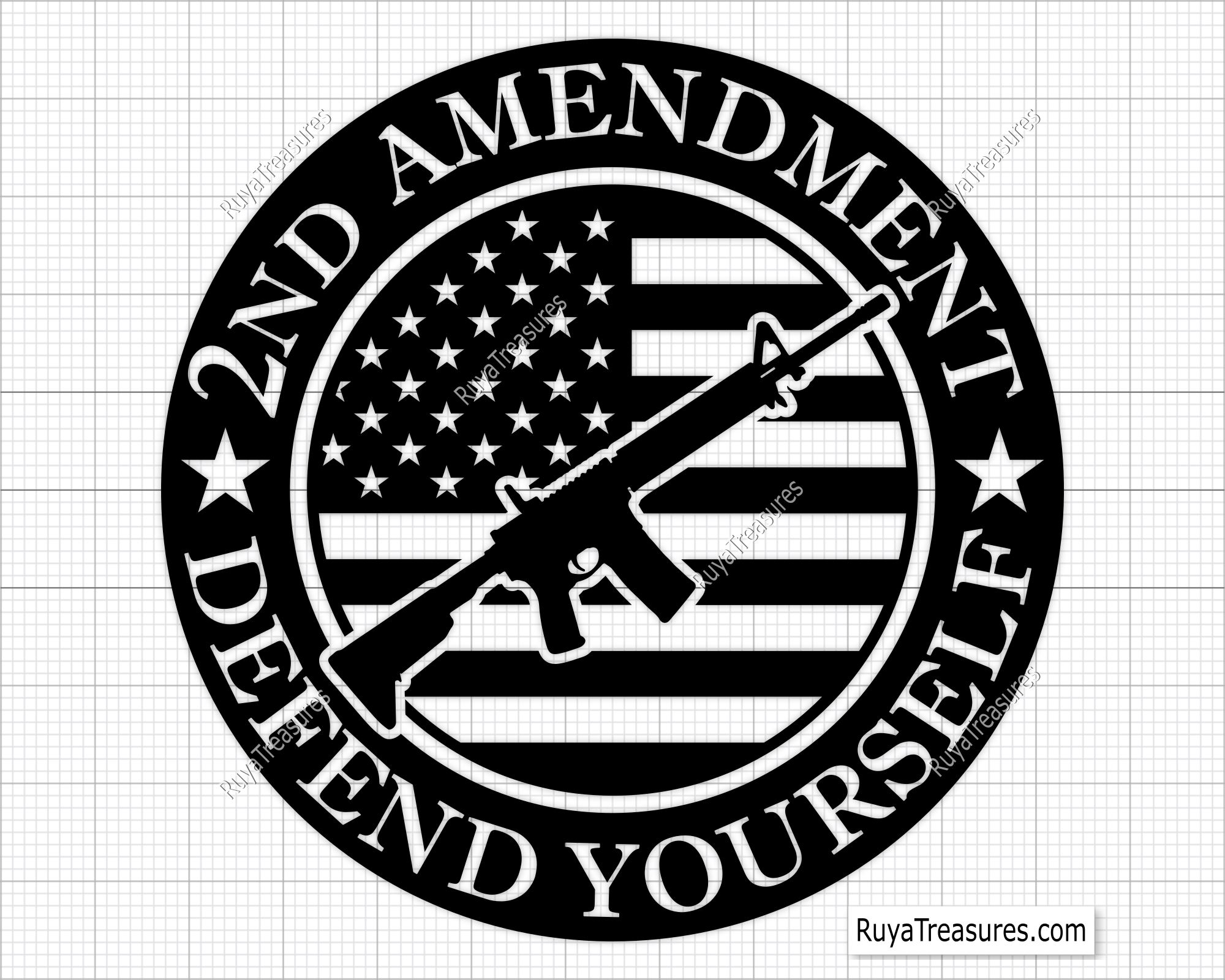 Second Amendment Icon Free 2nd Amendment Protect Yourself Svg Png