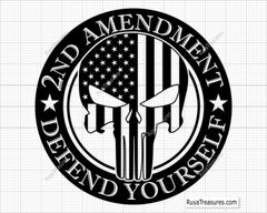 2nd Amendment Protect Yourself Svg Png, We the People Svg, Punisher Svg