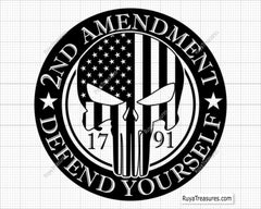 2nd Amendment Protect Yourself Svg Png, We the People Svg, Punisher Svg