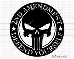 2nd Amendment Protect Yourself Svg Png, We the People Svg, Punisher Svg