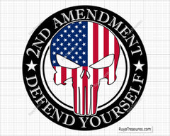 2nd Amendment Protect Yourself Svg Png, We the People Svg, Punisher Svg