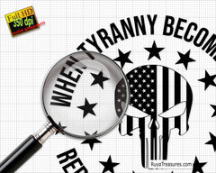 When Tyranny Becomes Law Rebellion Is Duty Svg Png, Betsy Ross Svg