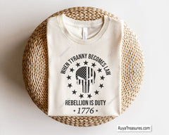 When Tyranny Becomes Law Rebellion Is Duty 1776 Svg Png, Betsy Ross Svg