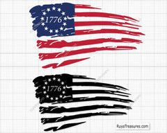 Betsy Ross US Flag svg 