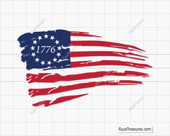 Betsy Ross US Flag svg 