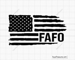 FAAFO American Flag Svg