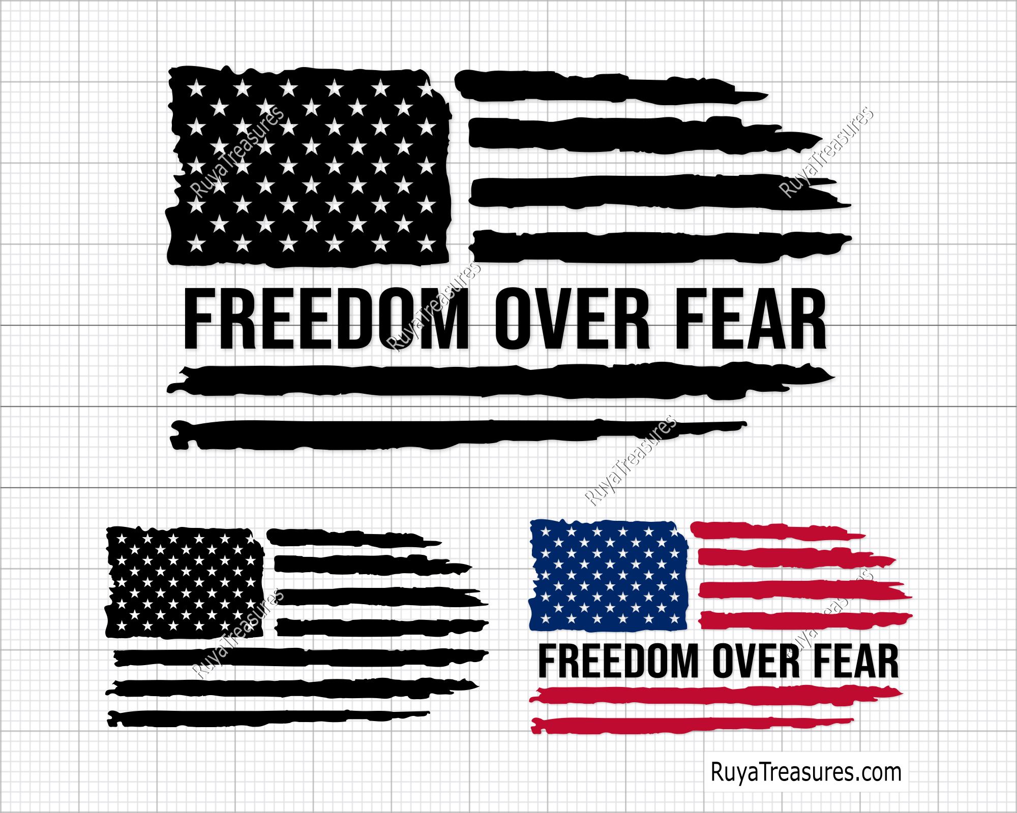 Freedom US Flag SVG PNG