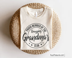 Proud member of the Bragging Grandma’s Club svg, Nana svg