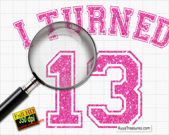 I Turn 13 In Quarantine Svg, 13th Birthday Svg, Birthday Svg