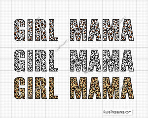 Leopard Girl Mama SVG