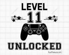 Level 11 Unlocked Svg