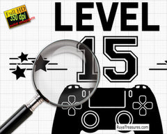 Level 15 Unlocked Svg, 15th Birthday Svg, My 15th Birthday Svg