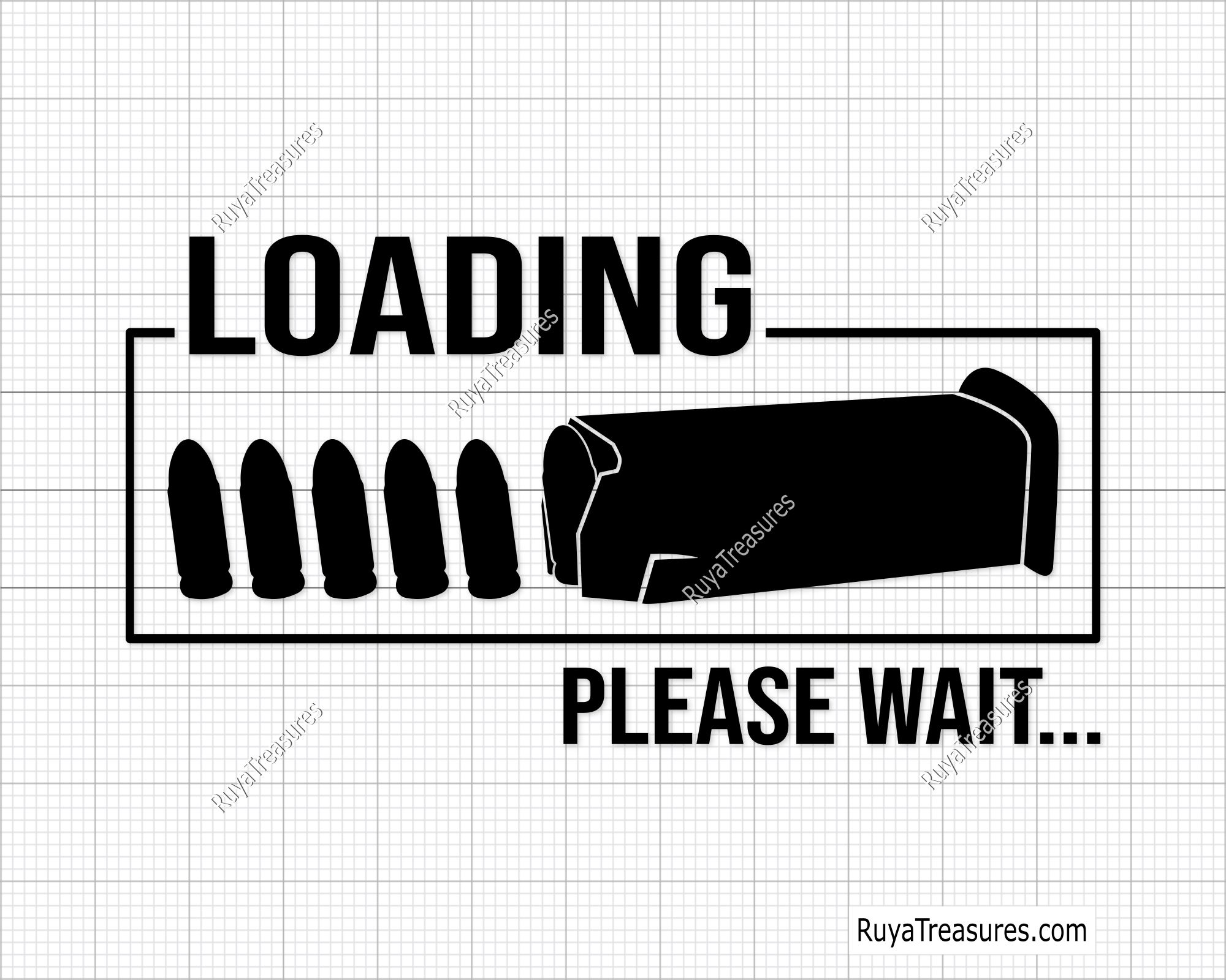 Loading Bullet Please Wait Svg