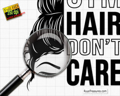 Gym Hair Don't Care Svg, Gym Life Svg, Fitness Svg, Workout Svg, Gym Svg