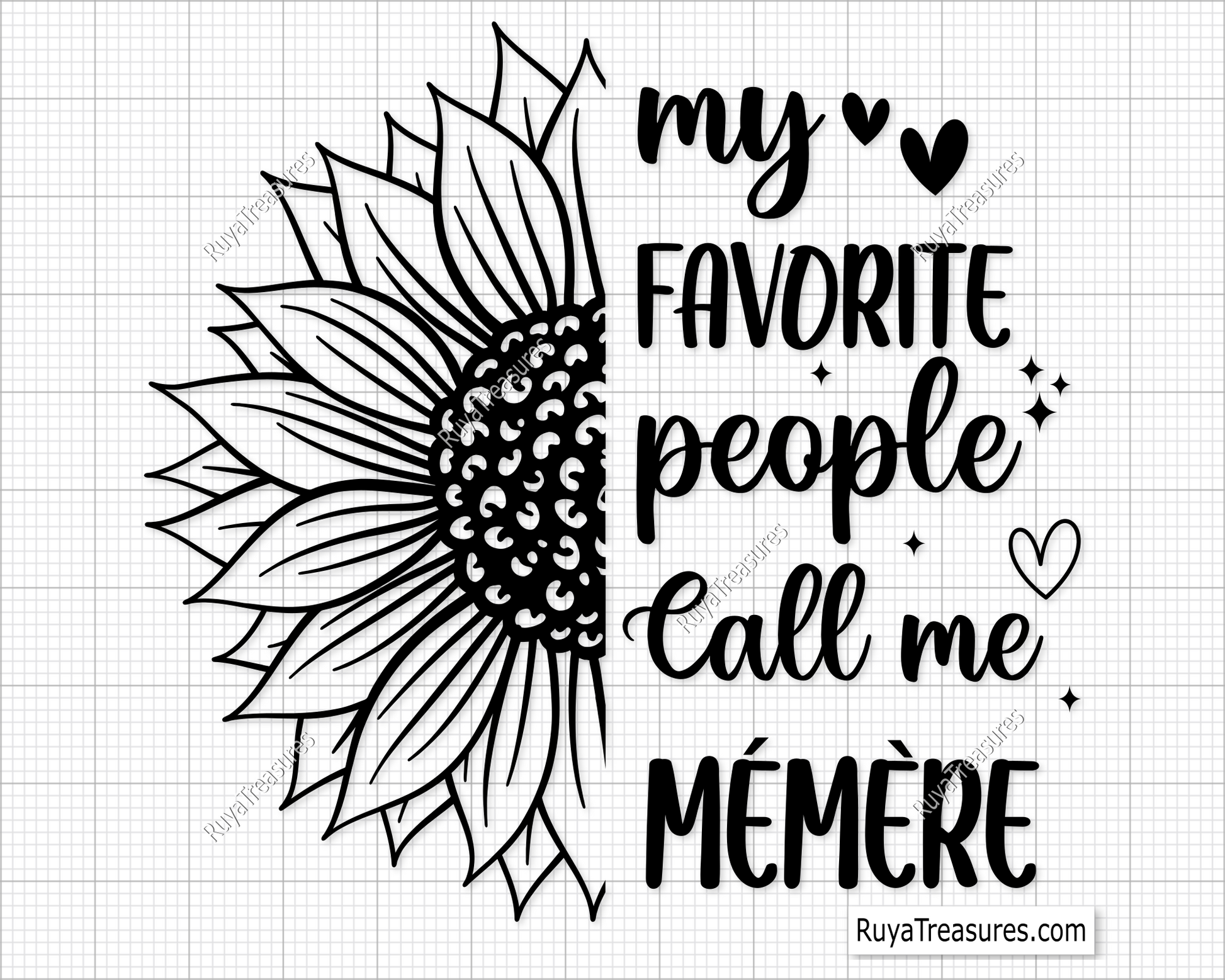 My Favorite People Call Me Mémère Svg 