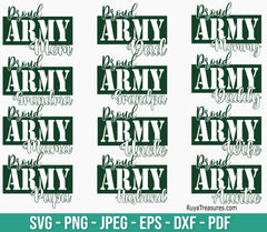 Proud Army Family Svg Png, Army Mom Svg, Army Svg, Army Wife Svg, Military Svg