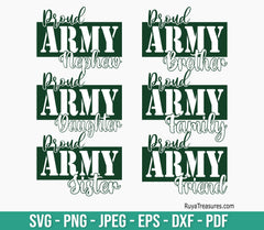 Proud Army Family Svg Png, Army Mom Svg, Army Svg, Army Wife Svg, Military Svg