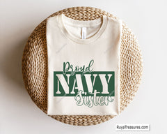 Proud Navy Sister Svg Png, Navy Sister Svg, Military Svg, Military Sister Svg