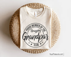 Proud member of the Bragging Grandpa’s Club svg, Grandpa svg