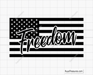 Free Freedom Flag SVG